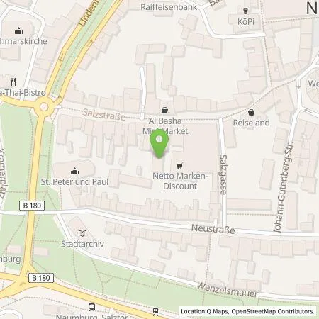 Standortübersicht der Tankstelle Katrin Thurow in 06618 Naumburg (Saale)