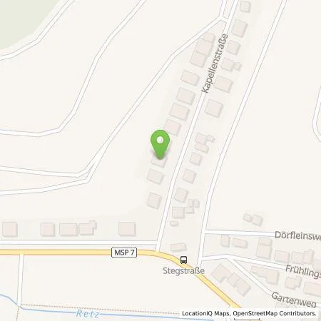 Standortübersicht der Tankstelle Klaus Schmitt in 97282 Retzstadt