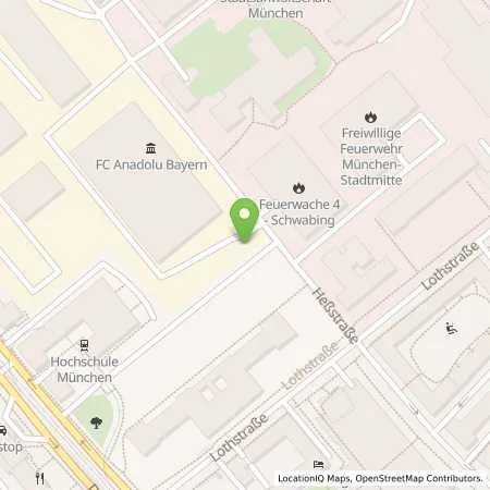 Standortübersicht der Tankstelle SWM Versorgungs GmbH in 80797 München