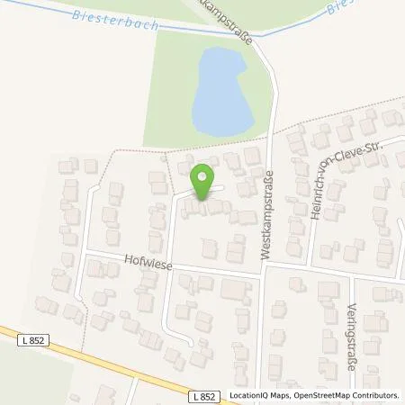 Standortübersicht der Tankstelle Knut Frerichs in 59329 Wadersloh