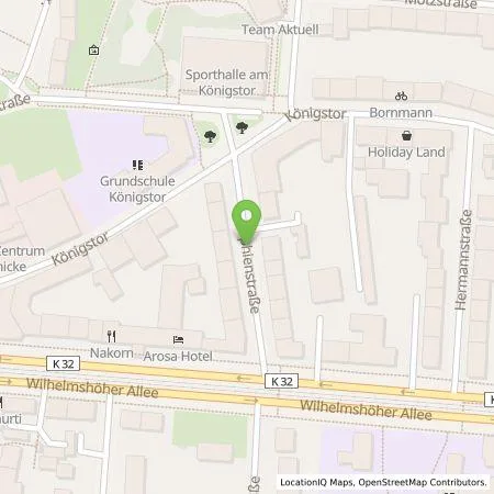 Standortübersicht der Tankstelle Kristina Hardt in 34130 Kassel