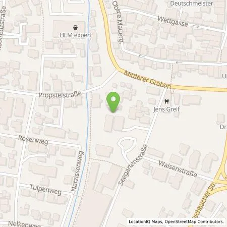 Standortübersicht der Tankstelle Krzysztof Jurko in 97980 Bad Mergentheim