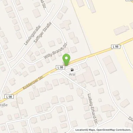 Standortübersicht der Tankstelle Lars Palleit in 56299 Ochtendung