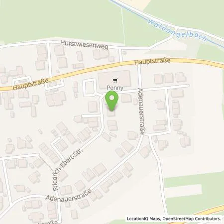 Standortübersicht der Tankstelle Laubenergie GmbH in 69242 Mühlhausen