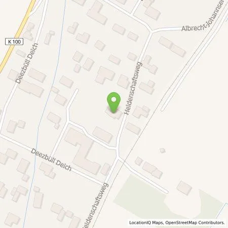 Standortübersicht der Tankstelle Leve Hansen in 25899 Niebüll