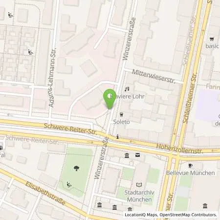 Standortübersicht der Tankstelle SWM Versorgungs GmbH in 80797 München