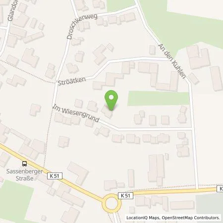 Standortübersicht der Tankstelle Ludger  Kreimer  in 48336 Sassenberg