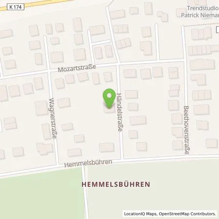 Standortübersicht der Tankstelle Magda Kühling in 49661 Cloppenburg