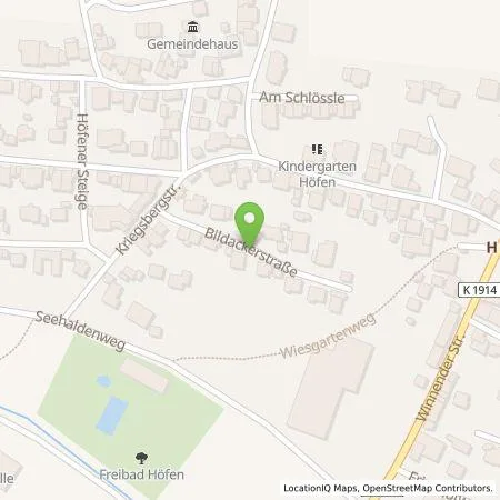 Standortübersicht der Tankstelle Maik Hammelmann in 71364 Winnenden