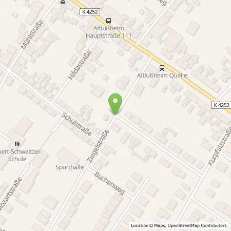 Standortübersicht der Tankstelle Maike Homberg in 68804 Altlußheim