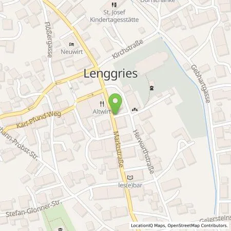 Standortübersicht der Tankstelle Mandy Schwarz  in 83661 Lenggries