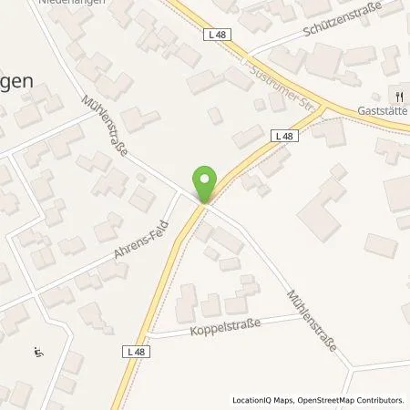 Standortübersicht der Tankstelle Manfred Gründer in 49779 Niederlangen