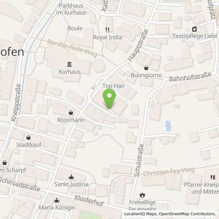 Standortübersicht der Tankstelle Manfred Häußerer in 86825 Bad Wörishofen