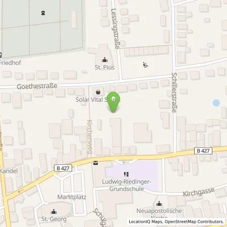 Standortübersicht der Tankstelle Manfred  Zichanski  in 76870 Kandel