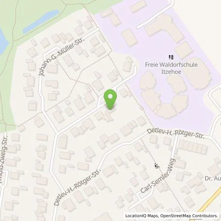 Standortübersicht der Tankstelle Marc Lehmann  in 25524 Itzehoe