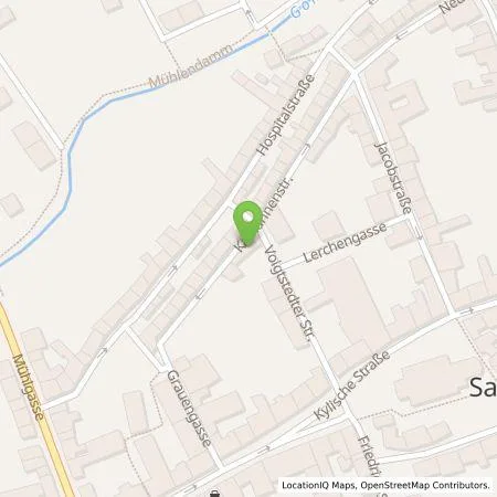 Standortübersicht der Tankstelle Marcel Hund in 06526 Sangerhausen