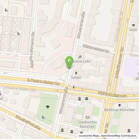 Standortübersicht der Tankstelle SWM Versorgungs GmbH in 80797 München