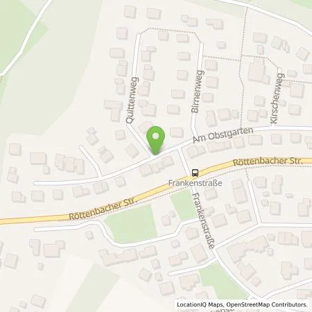 Standortübersicht der Tankstelle Marco Hahn in 91187 Röttenbach