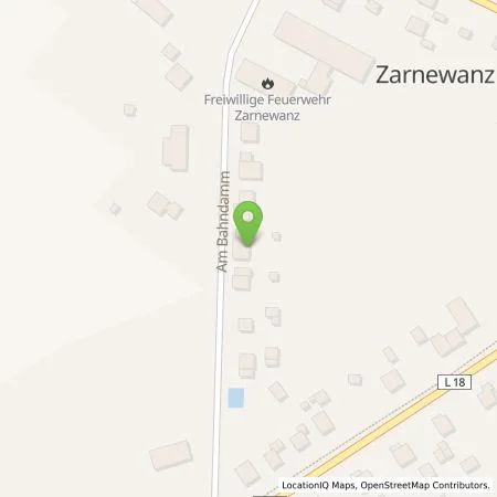 Standortübersicht der Tankstelle Marco Schröder in 18195 Zarnewanz