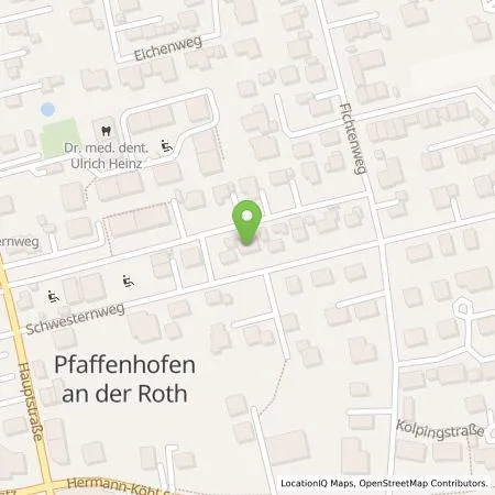 Standortübersicht der Tankstelle Marcus Jahn in 89284 Pfaffenhofen an der Roth