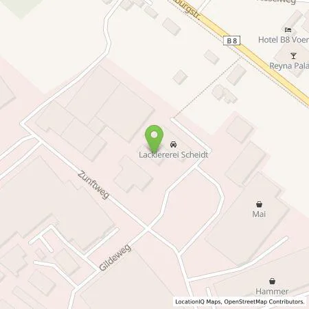 Standortübersicht der Tankstelle Margit Perdok in 46562 Voerde (Niederrhein)