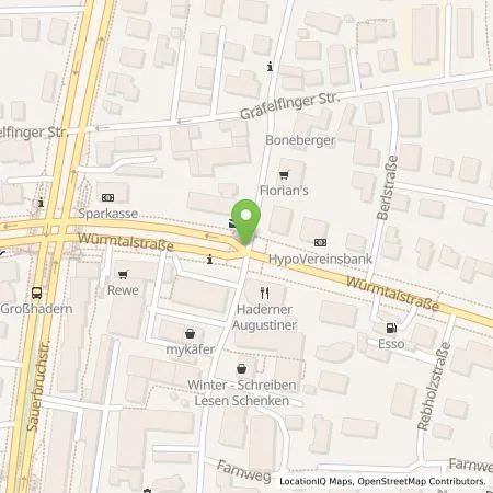 Standortübersicht der Tankstelle Mariette Rausch in 81375 München