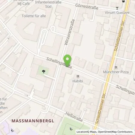 Standortübersicht der Tankstelle SWM Versorgungs GmbH in 80797 München