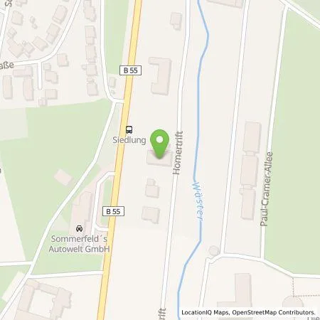 Standortübersicht der Tankstelle Markus Teelen in 59581 Warstein