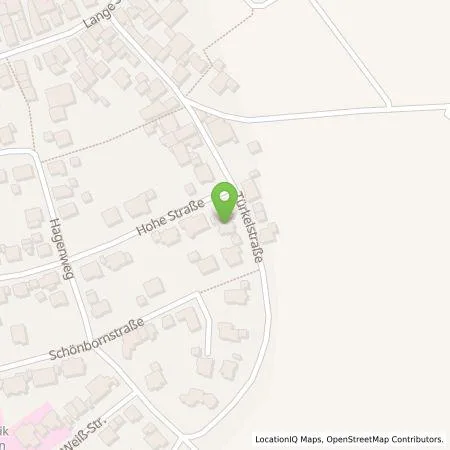 Standortübersicht der Tankstelle Martin Kraft in 97980 Bad Mergentheim