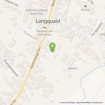 Standortübersicht der Tankstelle Martin Scheugenpflug in 84085 Langquaid