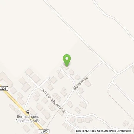 Standortübersicht der Tankstelle martin wamsler in 88697 Bermatingen