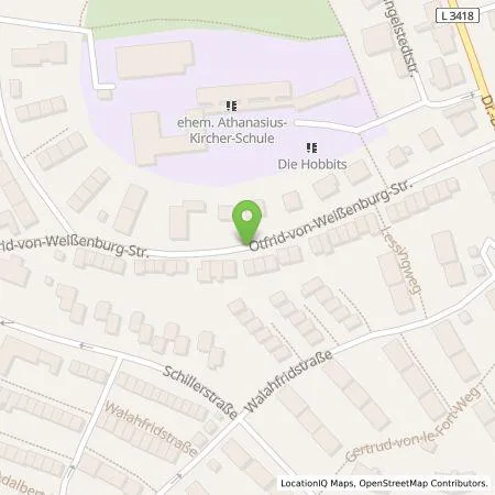 Standortübersicht der Tankstelle Martina  Noll in 36043 Fulda