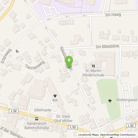 Standortübersicht der Tankstelle Martinis Kfz-Service GmbH & Co. KG in 56759 Kaisersesch