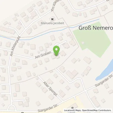 Standortübersicht der Tankstelle Mathias Eggert in 17094 Groß Nemerow