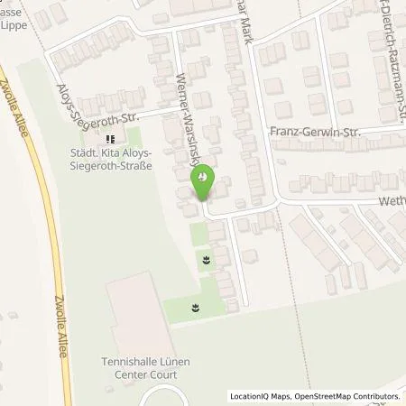 Standortübersicht der Tankstelle Mathias  Schmidt in 44534 Lünen