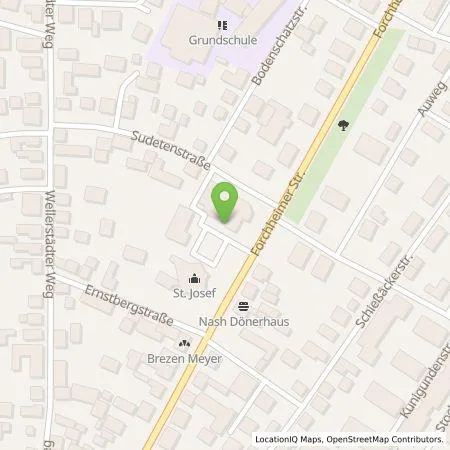 Standortübersicht der Tankstelle Matthias Geier-Bürsing in 91083 Baiersdorf