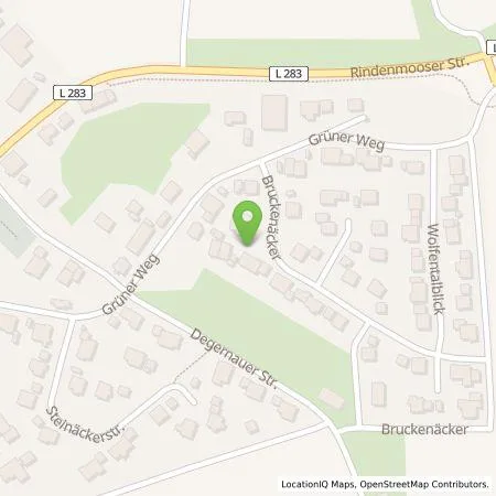 Standortübersicht der Tankstelle Michael Gsimbsl in 88441 Mittelbiberach