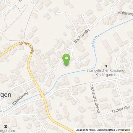 Standortübersicht der Tankstelle Michael Hicke in 72810 Gomaringen