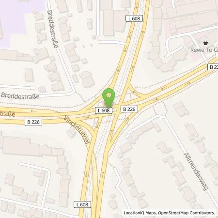 Standortübersicht der Tankstelle Michael Penz in 45892 Gelsenkirchen