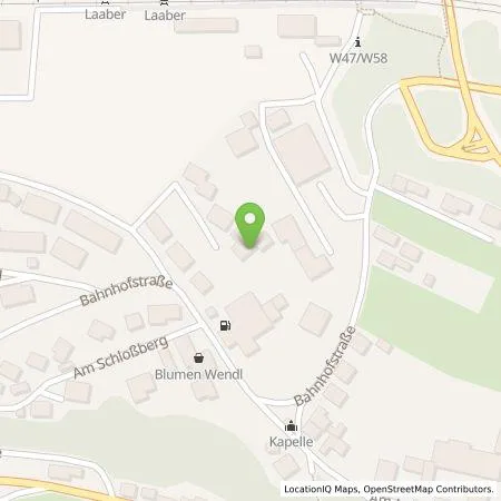 Standortübersicht der Tankstelle Michael Pfisterer in 93164 Laaber