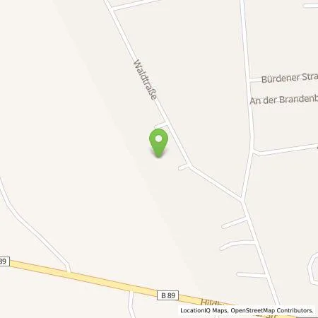 Standortübersicht der Tankstelle Michael Rau in 98669 Veilsdorf