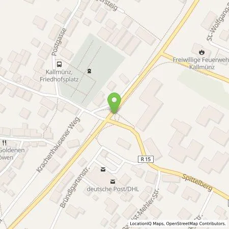 Standortübersicht der Tankstelle Michael Schön in 93183 Kallmünz