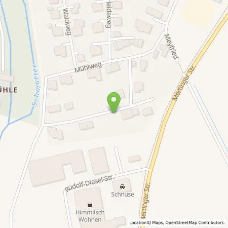 Standortübersicht der Tankstelle Michael Uhl in 86663 Asbach-Bäumenheim