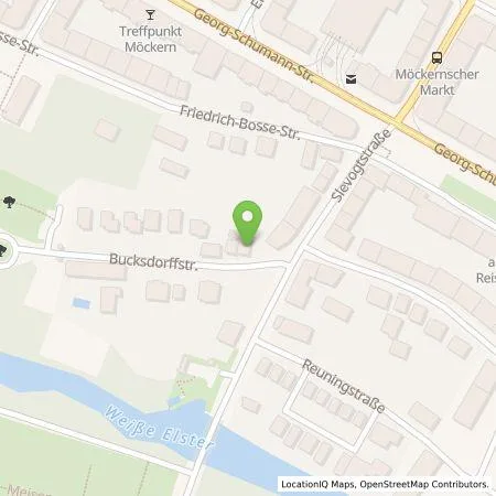 Standortübersicht der Tankstelle Mike Flieher in 04159 Leipzig