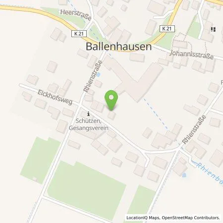 Standortübersicht der Tankstelle Moritz Halekotte in 37133 Friedland