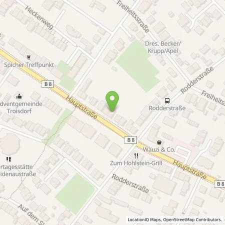 Standortübersicht der Tankstelle Nicole  Rosenbaum in 53842 Troisdorf