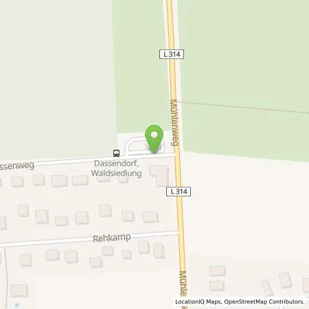 Standortübersicht der Tankstelle Norbert Schulz in 21521 Dassendorf