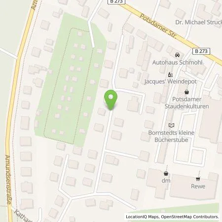 Standortübersicht der Tankstelle Oliver Schäfer in 14469 Potsdam