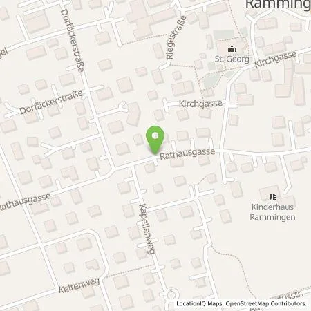 Standortübersicht der Tankstelle Patrick Feil in 89192 Rammingen