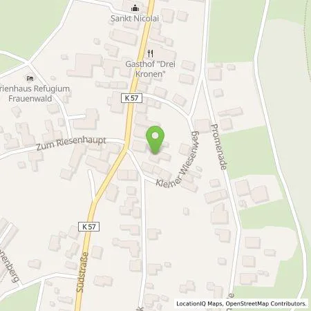 Standortübersicht der Tankstelle Patrick Kummer in 98711 Ilmenau